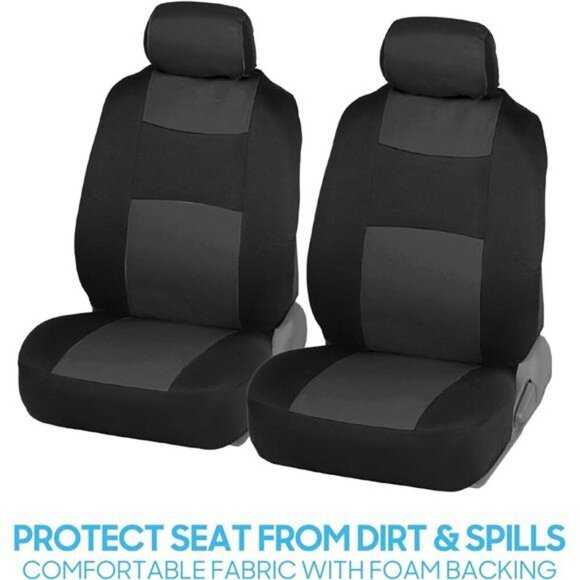 PolyPro Car Seat Covers Full Set Front Rear Split Bench for Car Truck SUV Van - Picture 3 of 7